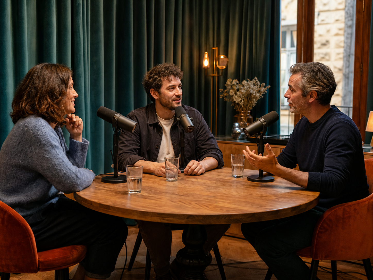 Table ronde enregistrée chez Echo Atelier